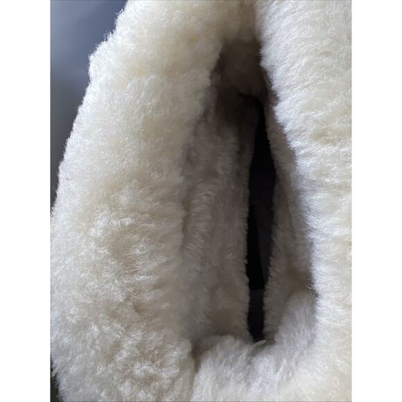 Coach Women’s Suede Tan Logo Embossed Cuffable Teri Boots- Sz 9 *w/original box* - Picture 8 of 9